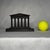 Early 20th Century Neoclassical Greek "Parthenon" Cast Iron Architectural Element Decorative Object For Sale - Image 11 of 11