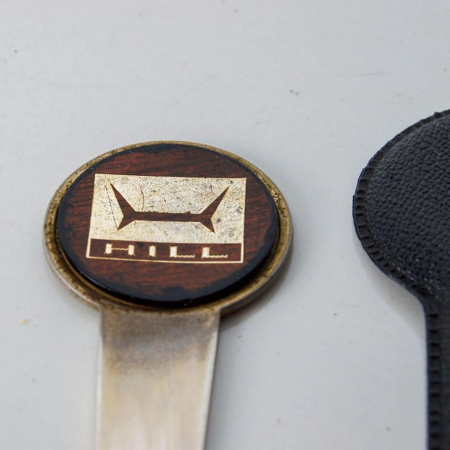 Mid-Century Modern 1950s Mid Century Modern Advertising Letter Opener Hill Desk Accessory For Sale - Image 3 of 5