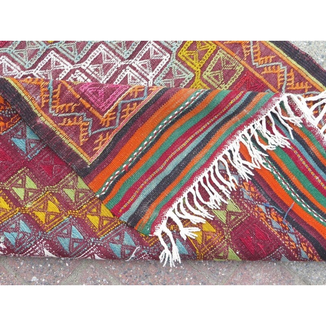 1960s Nomadic Mini Kilim Rug - 34"x47" For Sale - Image 11 of 12
