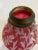 Antique Cranberry Art Glass Vessel For Sale - Image 6 of 8