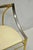 Vintage Italian Hollywood Regency Sculptural Brass Chiavari Style Accent Chair For Sale - Image 10 of 17