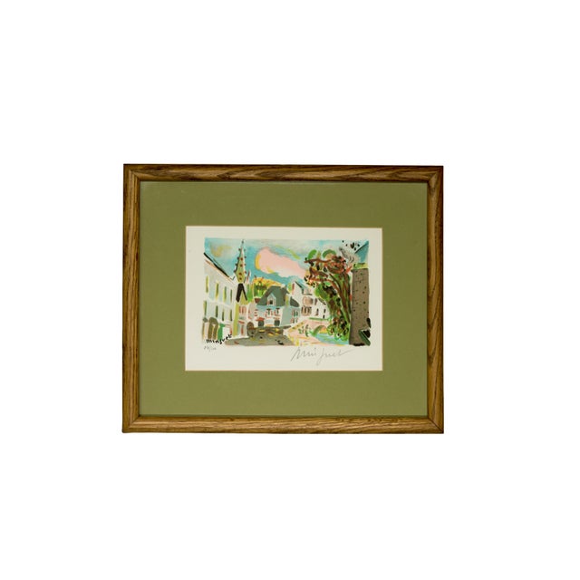 Mid 20th Century Lithographs Collection by French-Carribean Artist Alexandre Minguet - Set of 8 For Sale - Image 4 of 18