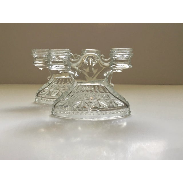 A beautiful set of double candlesticks in excellent condition. Made in the 1930s.