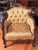 Vintage French Provincial/Louis XV Style Carved Wood Sofa and Armchairs – Set of 3 For Sale - Image 4 of 12