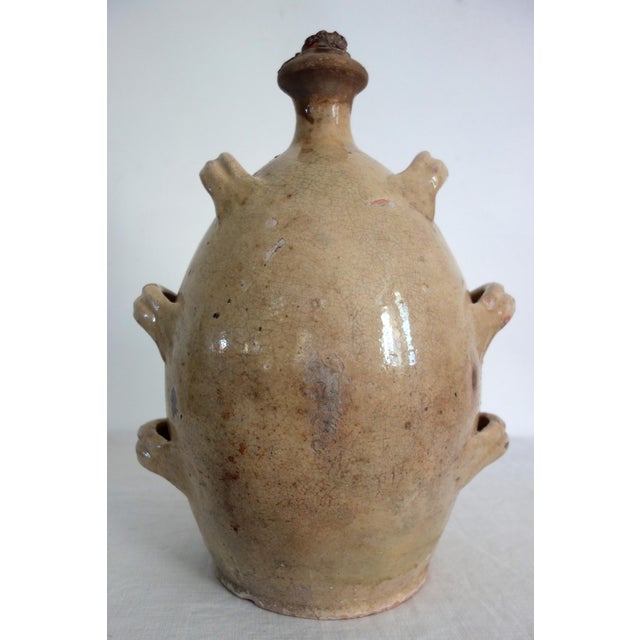 19th Century Glazed Terracotta Jug, Provence For Sale - Image 12 of 16
