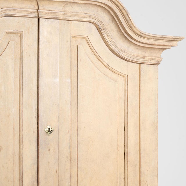 Late 18th Century Late 18th Century Swedish Painted Pine Tall Cabinet For Sale - Image 5 of 11