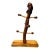 Handcrafted Burlwood Mug Tree, Artisan Live Edge Coffee Cup Holder Rack For Sale