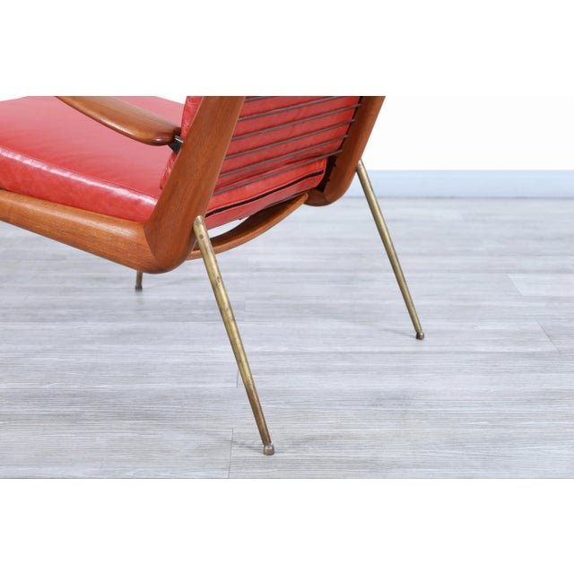 Danish Modern Boomerang Chair by Peter Hvidt and Orla Molgaard-Nielsen For Sale - Image 10 of 10