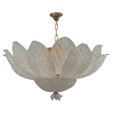 Italian Murano Glass Chandelier, 1970s For Sale
