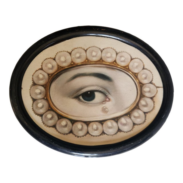 Gothic Lovers Eye Portrait Painting For Sale