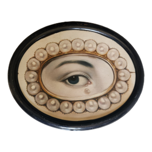 Gothic Lovers Eye Portrait Painting