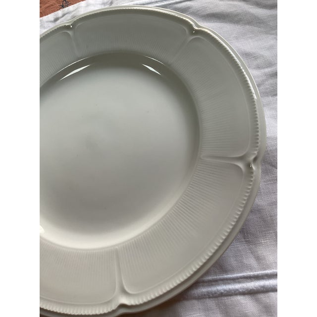 White 1970’s Vintage/New Royal Limoges La Fayette White European Dinner Service- 44 Pieces For Sale - Image 8 of 16