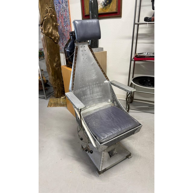 1940-1950’s USAF Aluminum Aircraft Seat For Sale - Image 12 of 18