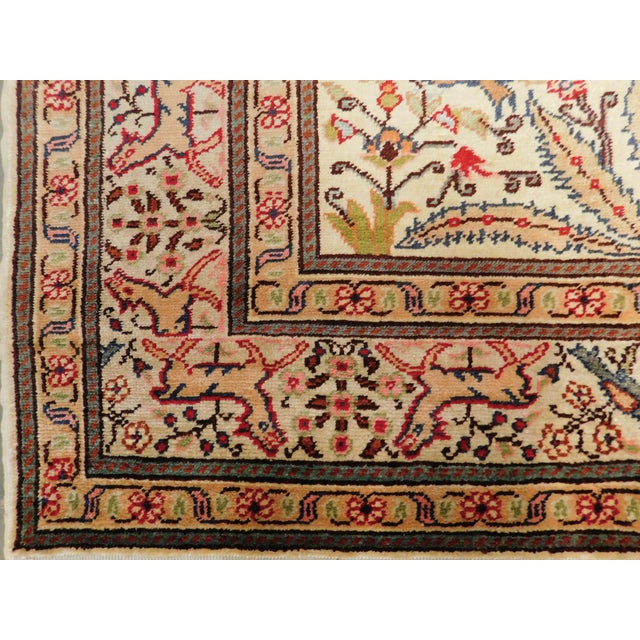 1980s Vintage Turkish Wall Hanging Tapestry For Sale - Image 5 of 12