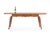 French Art Deco dining table by Claude Olivier Merson, 1937. Sycamore top with cerused oak base. Wd: 88.5" Fully opens to...