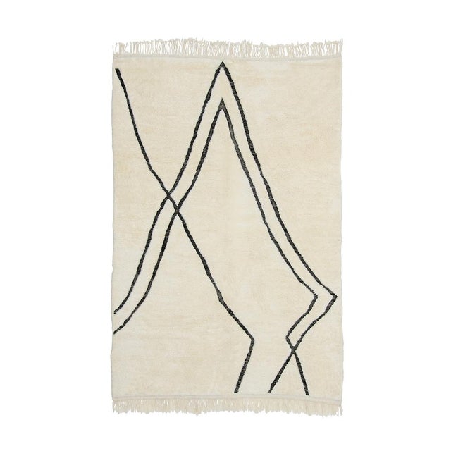 Hand-Knotted Wool Rug by Azele Studio For Sale - Image 9 of 9