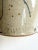 Vintage 1988 Signed Pottery Crock Table Lamp, Cobalt Blue Leaves & Details With Ear Handles For Sale - Image 12 of 18