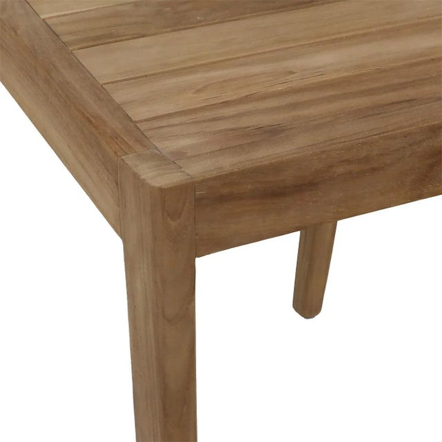 Simple Teak Outdoor Dining Chair For Sale In Los Angeles - Image 6 of 6