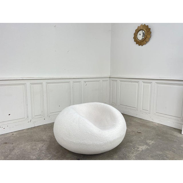 Vintage White Ball Chair, 1970 For Sale - Image 3 of 8