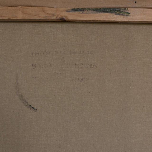 Gray Jordi Samsó, Figures and Hare Abstract Figuration, Oil Painting For Sale - Image 8 of 12