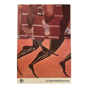 1984 John Baldessari Los Angeles Olympic Games Limited Edition Signed Poster From the La Olympics Portfolio