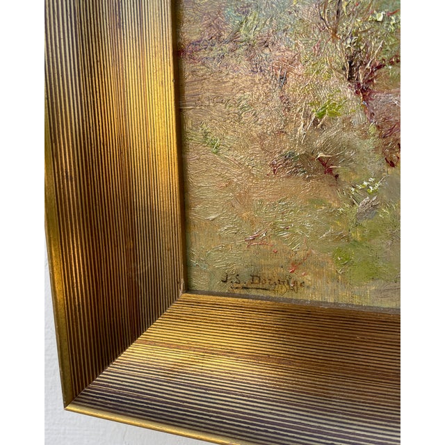 19th Century French Painting of Cliff Side House For Sale - Image 9 of 12