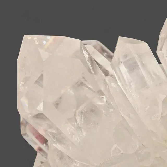 Monumental Natural Rock Crystal Cluster, Brazil, 1980 For Sale - Image 3 of 16