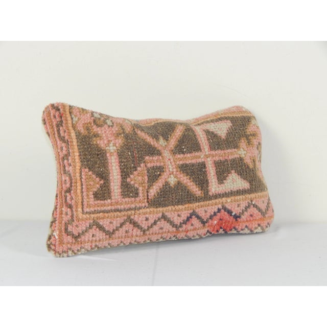Mid-Century Modern Turkish Rug Pillow Cover For Sale - Image 3 of 5