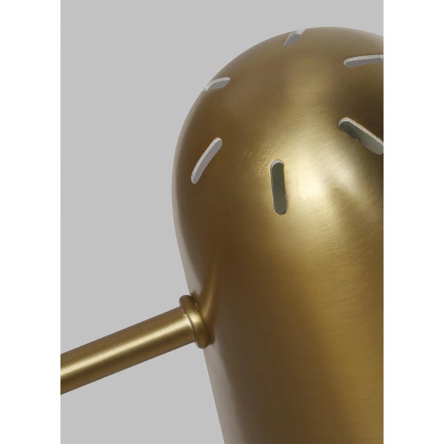 Ellen DeGeneres by Visual Comfort Studio Simon Sconce, Brass For Sale - Image 4 of 5