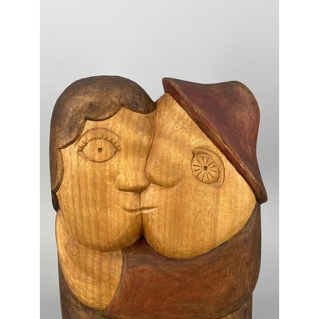 A sculpture * Artist: Henryk Zegadlo * Sculptor and painter * from Poland * Material: Wood * Hand-carved from a single...