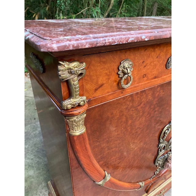 Chinoiserie Vintage Hall Cabinet For Sale - Image 4 of 12