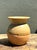 Contemporary Vintage Half Glaze Pottery Vase For Sale - Image 3 of 12
