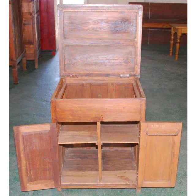 Brown British Colonial Teak Nightstand For Sale - Image 8 of 10