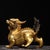 Late 19th Century Late 19th Century Gilt Bronze Mythical Beast Statue, 0.92kg For Sale - Image 5 of 9