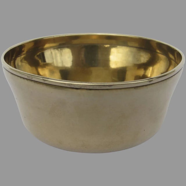 Brass English Small Bell Metal Bowl For Sale - Image 8 of 8