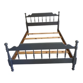 1960s Ethan Allen Painted Maple Double/Full Size Bed For Sale