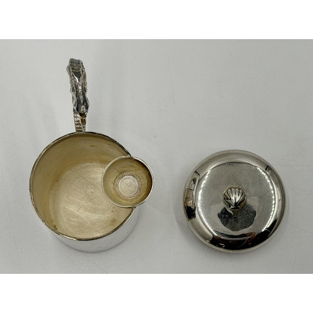 1960s Los Castillo Seahorse Silver Plate Creamer & Sugar Set For Sale - Image 14 of 18