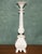 Vintage Painted Carved Oak Decorative Candlesticks, 1940s, Set of 2 For Sale - Image 11 of 17