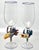 Set of 4 Art Glass Bird Goblets by Janis Miltenberger For Sale In Los Angeles - Image 6 of 8