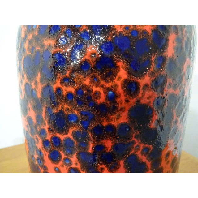 Large Pop Art Ceramic Vase from Scheurich, Germany, 1970s For Sale - Image 9 of 11