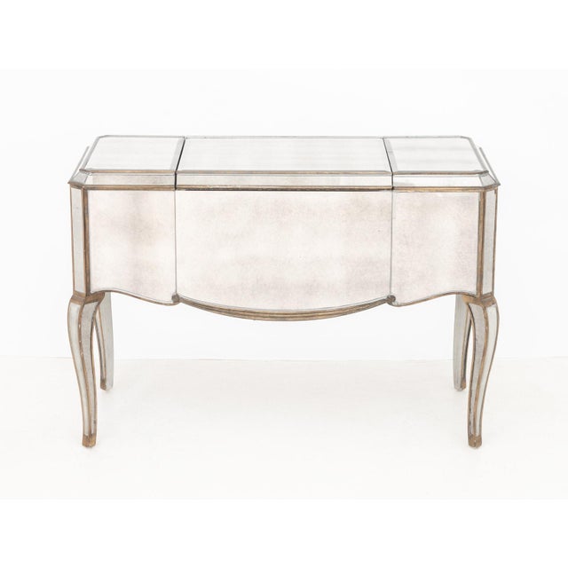 Horchow "Claudia" Mirrored Vanity Table For Sale - Image 11 of 11