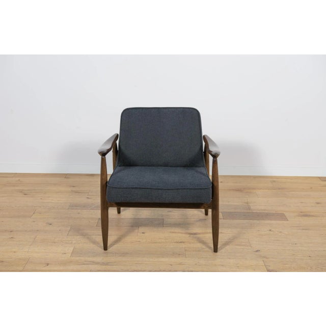 Mid-Century Modern Mid-Century Modern GFM-87 Armchair by Juliusz Kedziorek for Gościcińskie Furniture, Poland, 1960s For Sale - Image 3 of 14