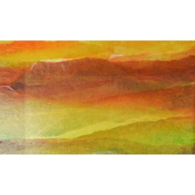 Abstract Vintage Mid 20th Century Abstract Landscape Collage For Sale - Image 3 of 3