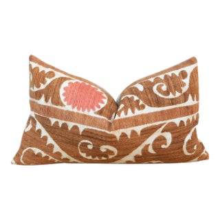 Aisara Thuja Suzani Lumbar Pillow For Sale