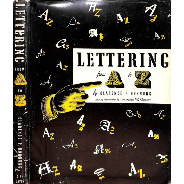 "Lettering From a to Z" 1946 Hornung, Clarence P. For Sale