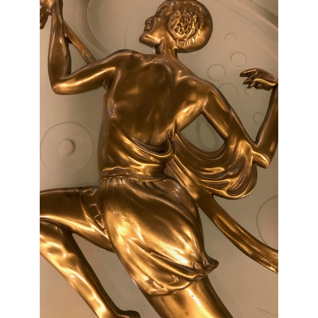 Early 20th Century French Art Deco Female Dancer Sconces - a Pair For Sale - Image 5 of 13
