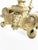 Metal 19th Century Brass and Cast Iron Andirons, France, Set of 2 For Sale - Image 7 of 14