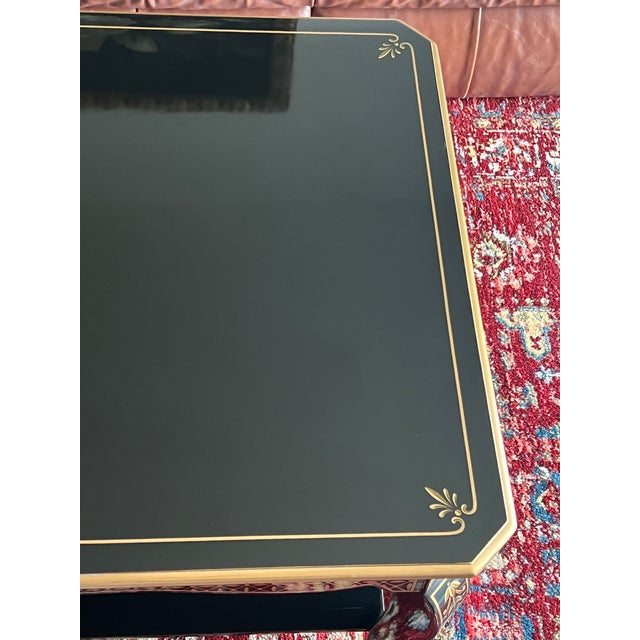 Wood One of a Kind Hand Painted Coffee Table For Sale - Image 7 of 15