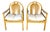 20th Century French Pair of Modern Vintage Beechwood Armchairs by Baumann France For Sale