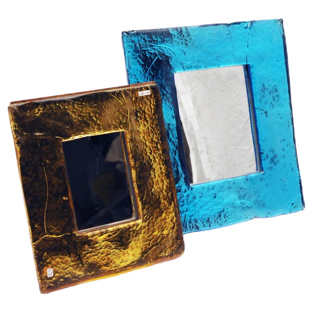 Murano Glass Frames by Livio Seguso, 1970s, Set of 2 For Sale